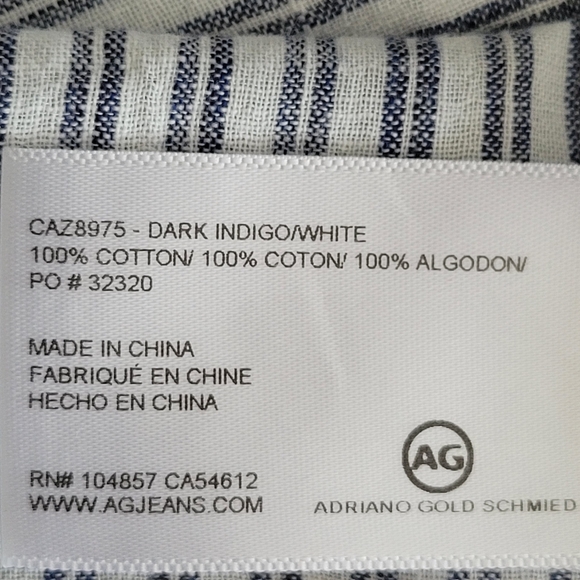 AG Adriano Goldschmied Blouse Size M - Picture 3 of 8